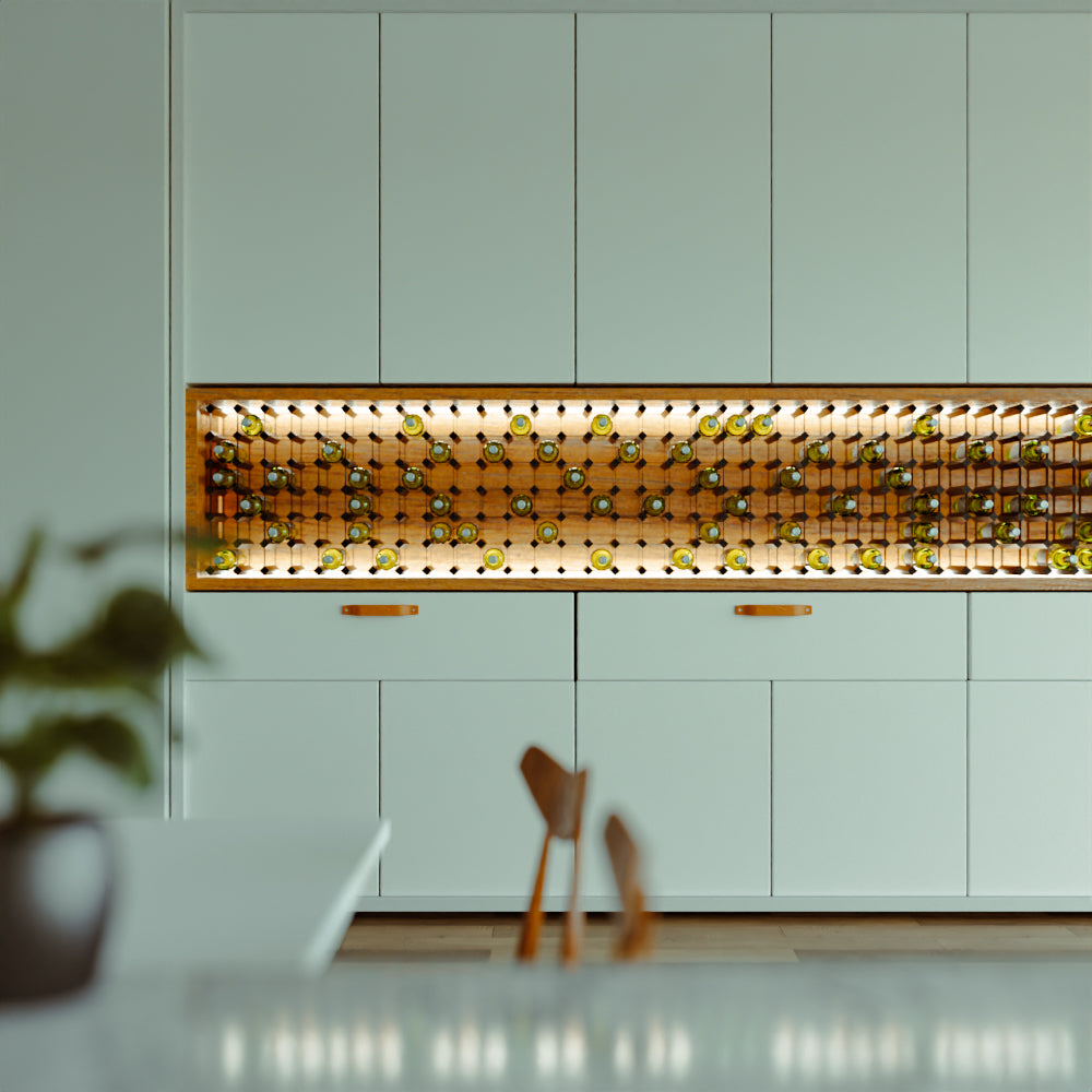 20 Bottle Timber Wine Rack