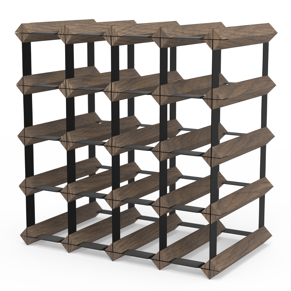 20 Bottle Timber Wine Rack - Wine Stash