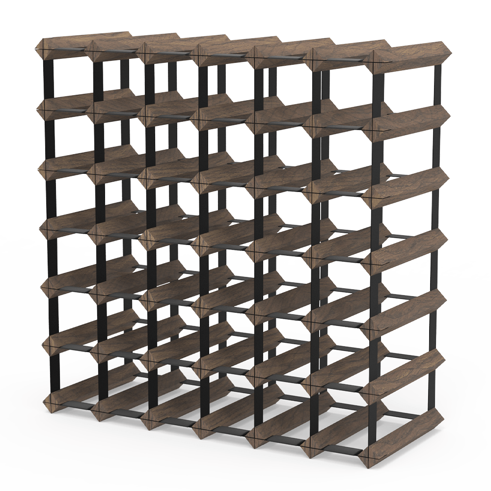 42 Bottle Timber Wine Rack - Wine Stash