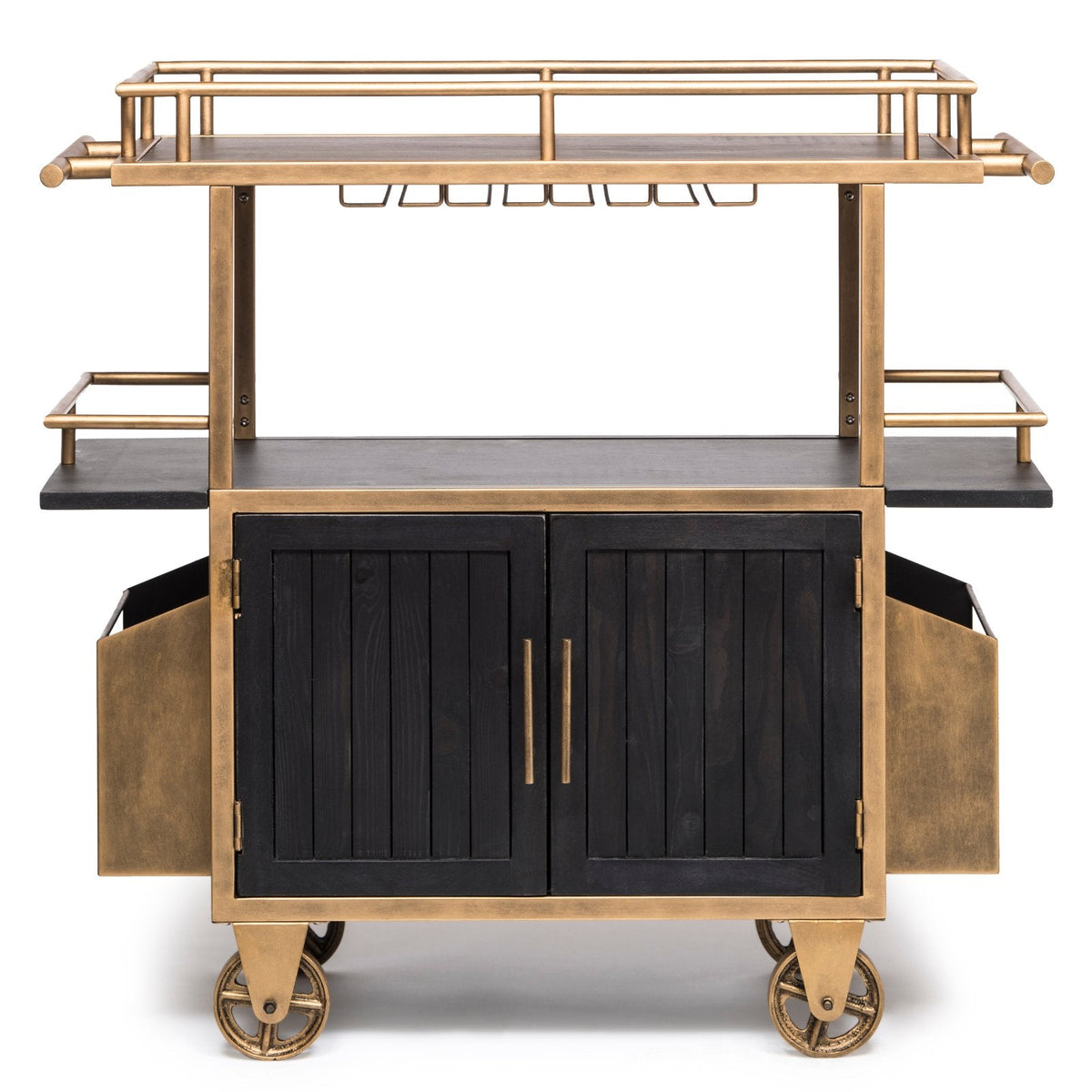 Industrial French Bar Cart