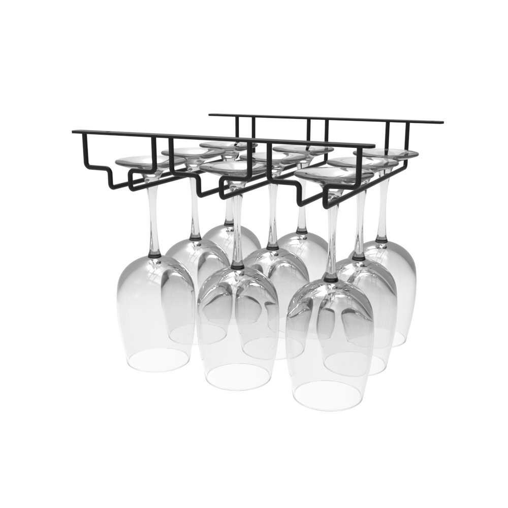 Triple Row Glass Hanger - Wine Stash UK